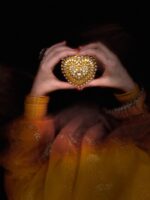 Mini Kundan heart