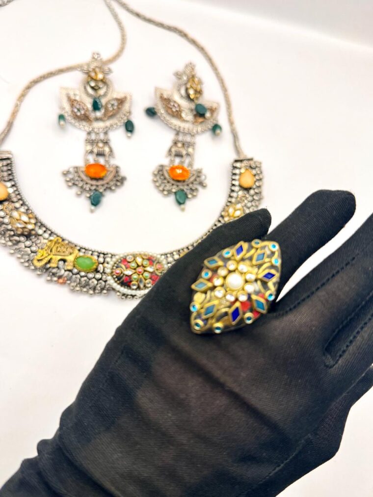 Rang Bahar Necklace Set - Image 4