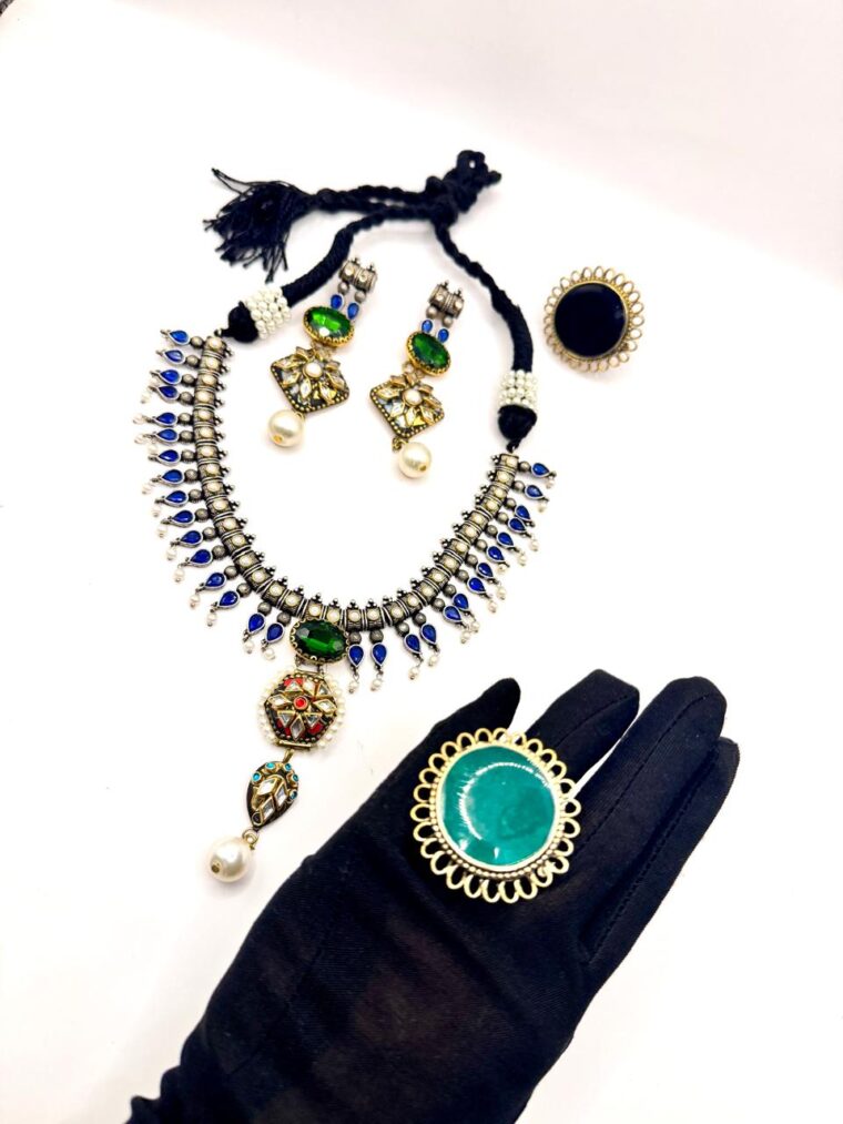 Zeenat Necklace Set - Image 2