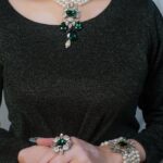 Bridal “signature royal emarald set “