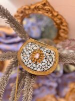 Zermina gold Kundan clutch - Image 2