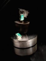 Emerald and silver choker - Image 4