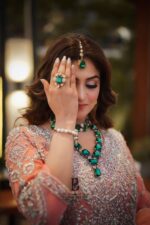 Emerald and silver choker - Image 2