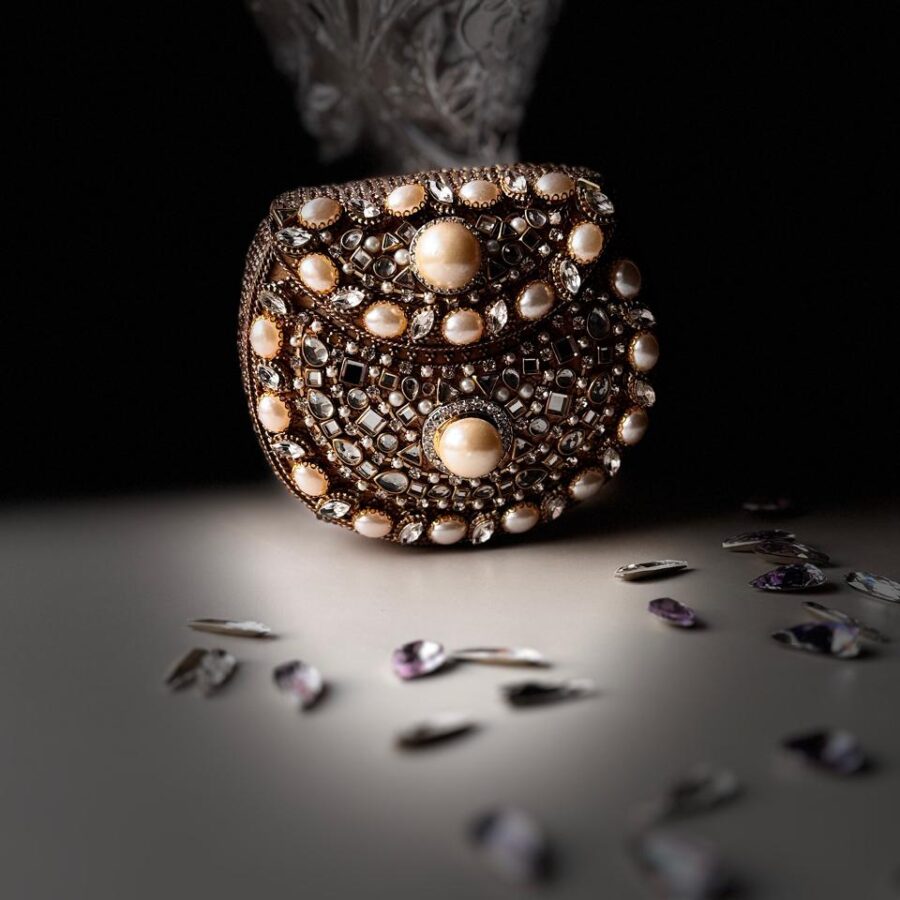 Meet the Pearl Aura Mini clutch
