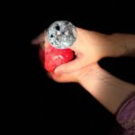 Crystal over sized ring