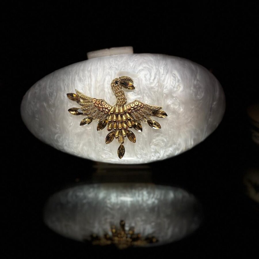 The Shaheen acrylic clutch