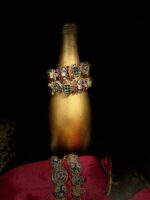 No-Ratan Kundan Ghunghroo Bangles - Image 9