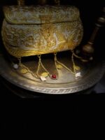 Bridal Gold tussle butterfly clutch - Image 7