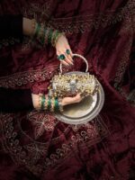 Riva Sunehri Bridal Clutch - Image 4