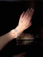 Pearls and Polki hand piece - Image 5