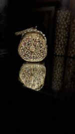 Bridal clutch adorned with Kundan - Image 7