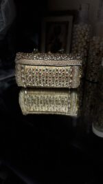Bridal clutch adorned with Kundan - Image 5