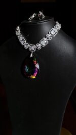 Pear cut pandant set - Image 3