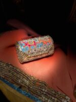 Satrang dhole clutch