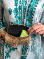 Sheesh Mahal Pearl Clutch - Image 5