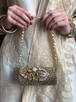 Sheesh Mahal Pearl Clutch - Image 4