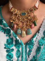 Zarqash Noor Set – Turquoise & Gold
