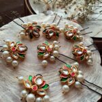 Tulip Bridal Hair Pins.